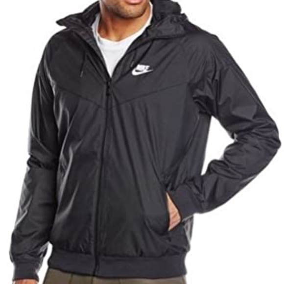 Nike Other - NIKE Black Lightweight Hooded Windrunner Jacket L